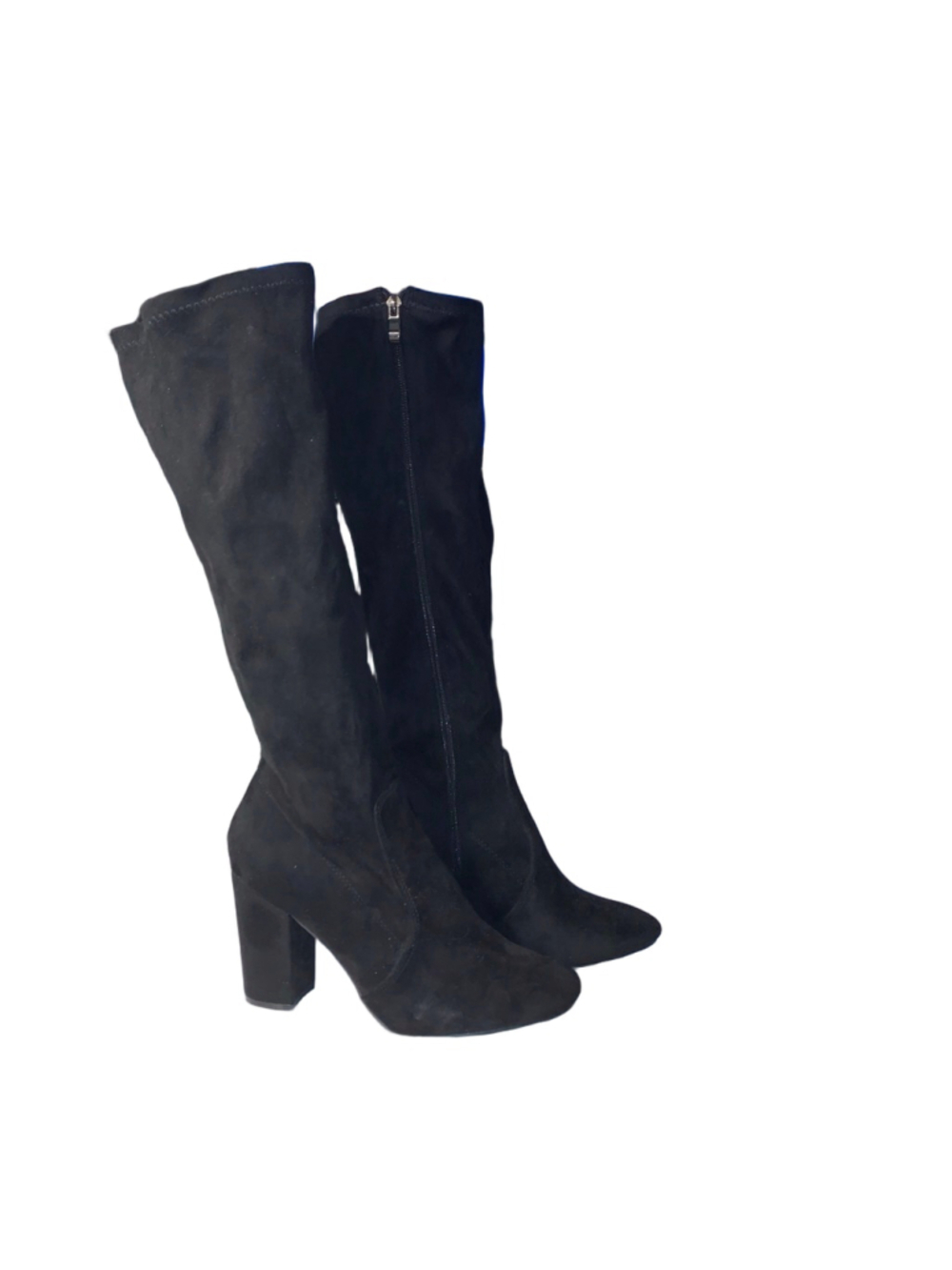 Women's LE CHÂTEAU Black Heeled Boots Size 10